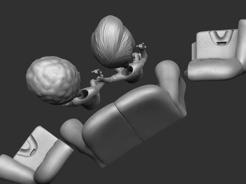 BEAVIS AND BUTT-HEAD FOR 3D PRINT STL 3D Print Model