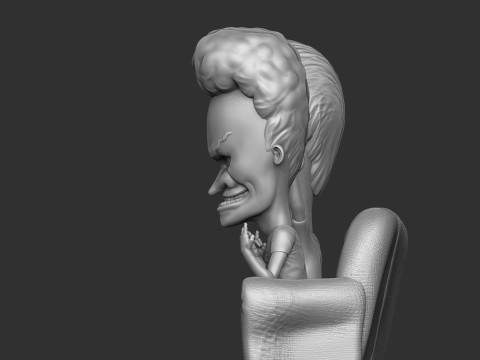 BEAVIS AND BUTT-HEAD FOR 3D PRINT STL Modelo de Impressão 3D