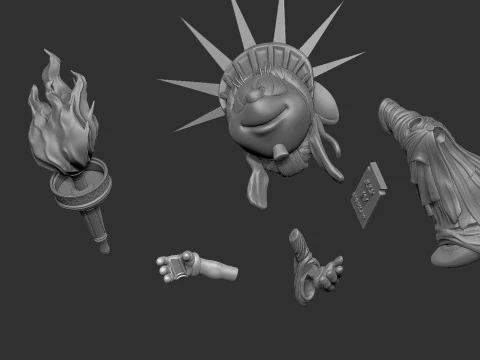 Minnie Mouse 4 options for 3D Printing STL 3D Print Model