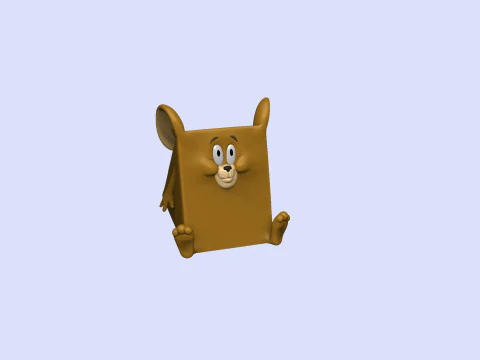 Triangle mouse JERRY for 3D printing STL 3D Print Model