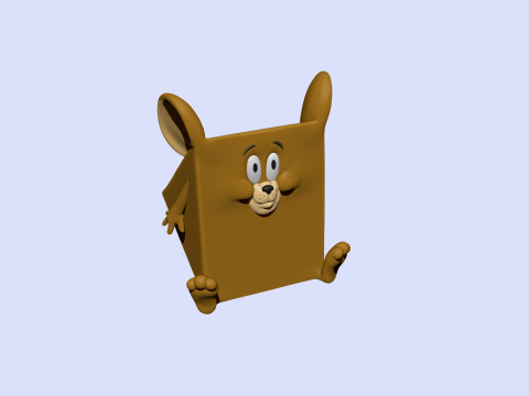 Triangle mouse JERRY for 3D printing STL 3D Print Model