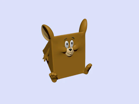 Triangle mouse JERRY for 3D printing STL 3D Print Model