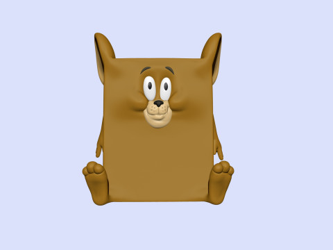 Triangle mouse JERRY for 3D printing STL 3D Print Model