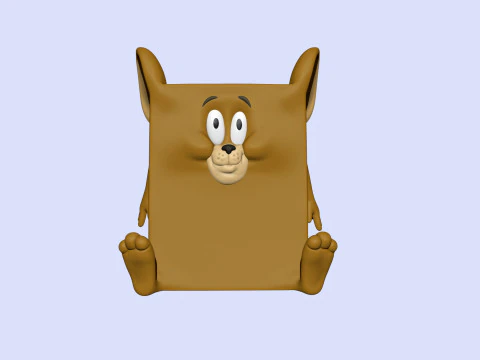 Triangle mouse JERRY for 3D printing STL 3D Print Model