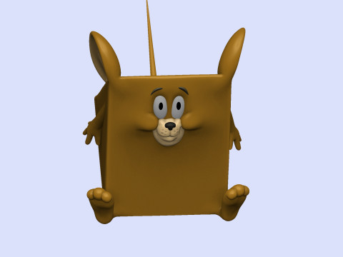 Triangle mouse JERRY for 3D printing STL 3D Print Model