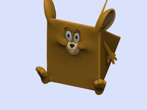 Triangle mouse JERRY for 3D printing STL 3D Print Model