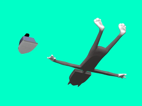 Tom die Katze mit einem B&uuml;geleisen f&uuml;r den 3D-Druck STL 3D Druckmodell