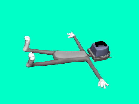 Tom the cat with an iron for 3D printing STL 3D Print Model