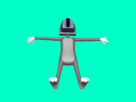 Tom the cat with an iron for 3D printing STL 3D Print Model