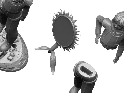 Alisa Seleznyova for 3D printing STL 3D Print Model