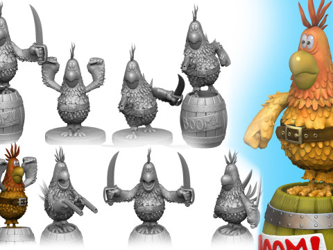 COLLECTION Treasure Island for 3D printing STL 3D Print Model