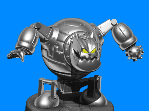 Robot - Fat Cat for 3D printing STL Modello di stampa 3D