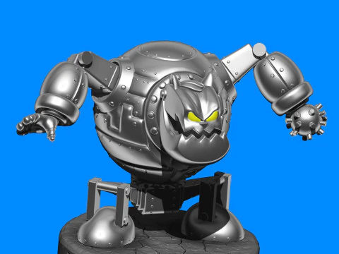 Robot - Fat Cat per la stampa 3D STL Modello di stampa 3D