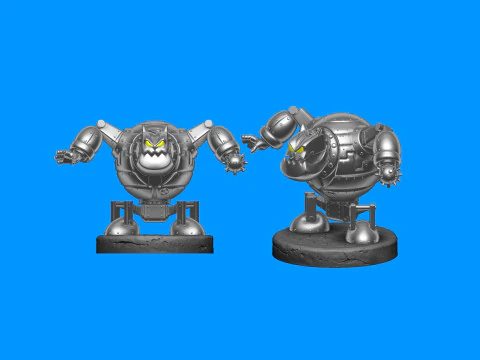 Robot - Fat Cat per la stampa 3D STL Modello di stampa 3D