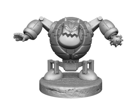 Robot - Fat Cat for 3D printing STL Modello di stampa 3D