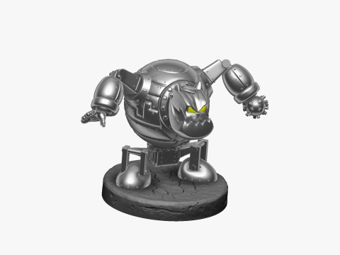 Robot - Fat Cat for 3D printing STL Modello di stampa 3D