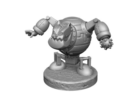 Robot - Fat Cat for 3D printing STL Modello di stampa 3D