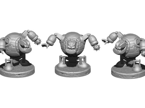 Robot - Fat Cat for 3D printing STL Modello di stampa 3D