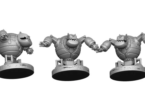 Robot - Fat Cat per la stampa 3D STL Modello di stampa 3D