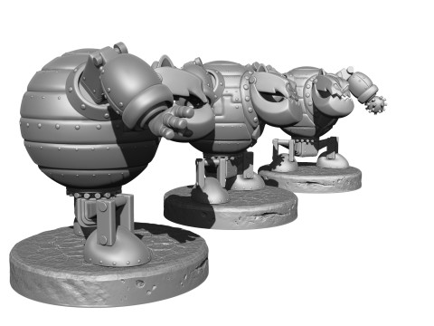 Robot - Fat Cat for 3D printing STL Modello di stampa 3D