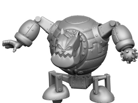 Robot - Fat Cat for 3D printing STL Modello di stampa 3D