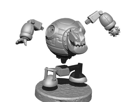 Robot - Fat Cat for 3D printing STL Modello di stampa 3D
