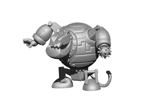 Robot - Fat Cat for 3D printing STL Modello di stampa 3D