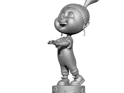 Agnes from the cartoon Despicable Me for 3D printing STL Modelo de impresión 3D