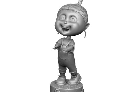 Agnes from the cartoon Despicable Me for 3D printing STL Modello di stampa 3D