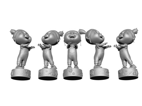 Agnes from the cartoon Despicable Me for 3D printing STL Modello di stampa 3D