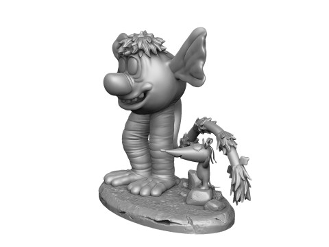 Bambre for 3D printing STL 3D-Druckmodell