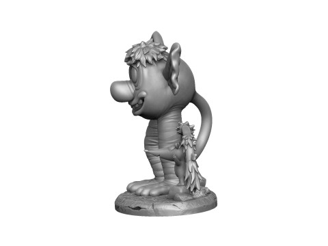 Bambre for 3D printing STL 3D-Druckmodell