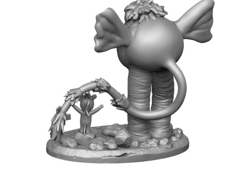 Bambre for 3D printing STL 3D-Druckmodell