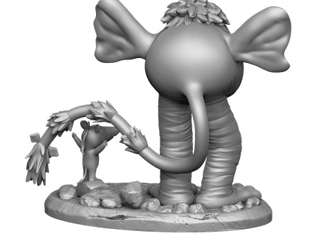 Bambre for 3D printing STL 3D-Druckmodell