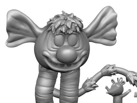 Bambre for 3D printing STL 3D-Druckmodell