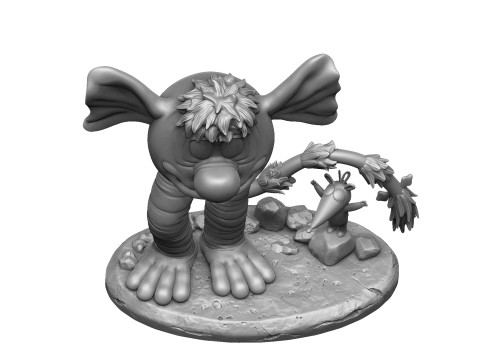Bambre for 3D printing STL 3D-Druckmodell