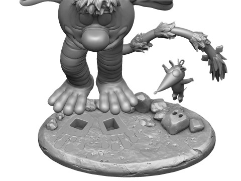 Bambre for 3D printing STL 3D-Druckmodell