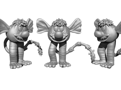Bambre for 3D printing STL 3D-Druckmodell