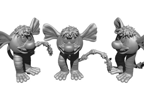 Bambre for 3D printing STL 3D-Druckmodell