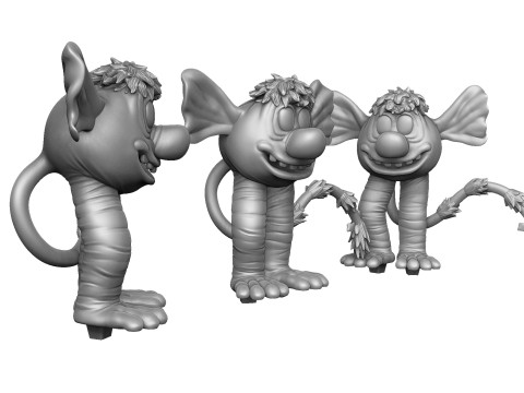 Bambre for 3D printing STL 3D-Druckmodell