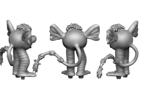 Bambre for 3D printing STL 3D-Druckmodell