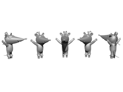 Bambre for 3D printing STL 3D-Druckmodell