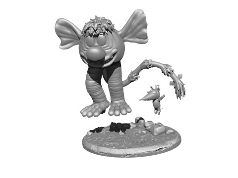 Bambre for 3D printing STL 3D-Druckmodell