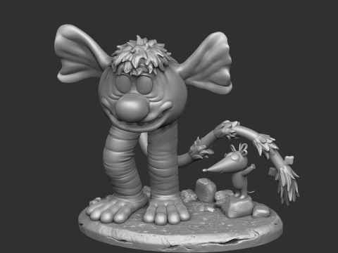 Bambre for 3D printing STL 3D-Druckmodell