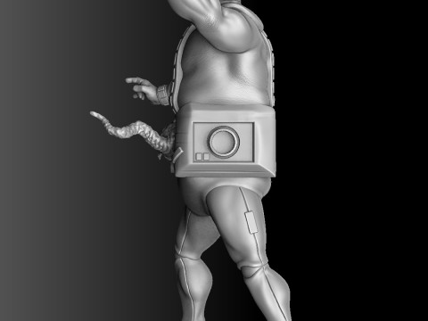 Collection from Teenage Mutant Ninja Turtles 6 characters for 3D printing STL Modello di stampa 3D