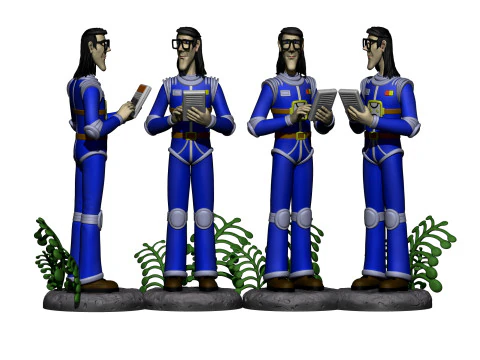 Professor Seleznev for 3D printing STL 3D Print Model
