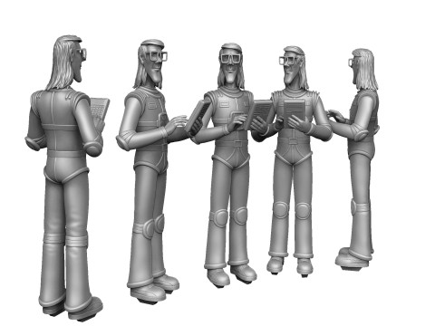 Professor Seleznev for 3D printing STL Modelo de impresión 3D