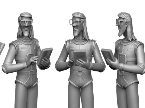 Professor Seleznev for 3D printing STL Modelo de impresión 3D