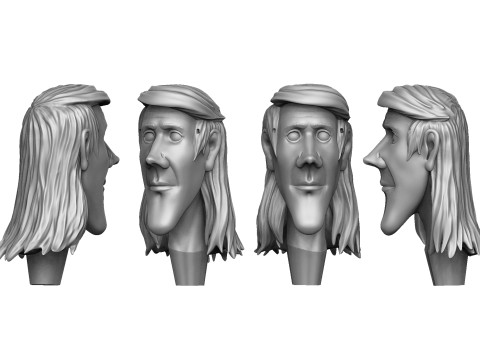 Professor Seleznev for 3D printing STL Modelo de impresión 3D