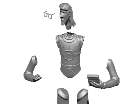 Professor Seleznev for 3D printing STL Modelo de impresión 3D